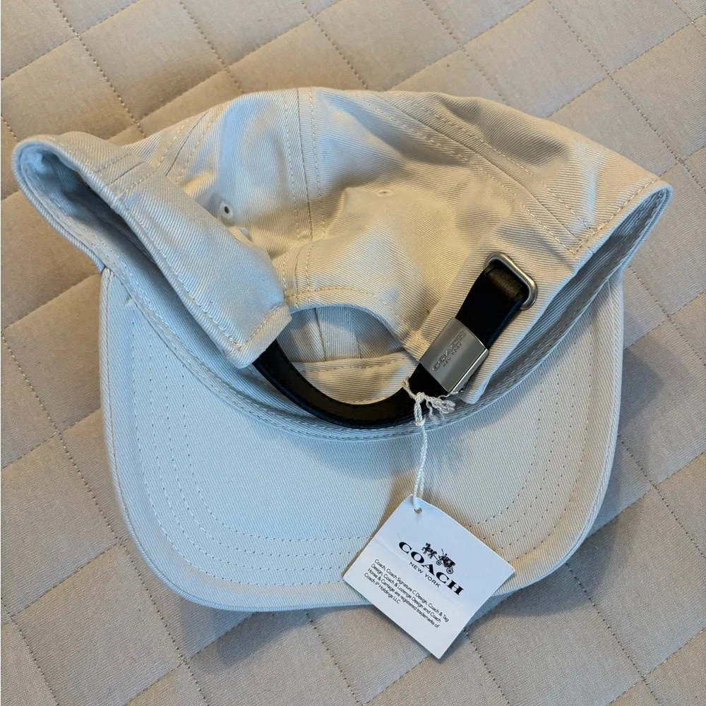 Coach White Logo Cap